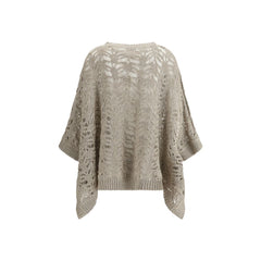 Brunello Cucinelli Crocheted Poncho