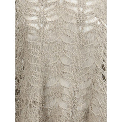 Brunello Cucinelli Crocheted Poncho