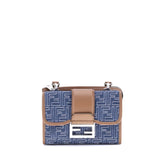 Fendi Baguette denim Shoulder Bag