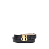 Balenciaga Leather Belt with logoed buckle
