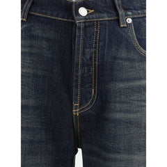 Alexander McQueen Vintage effect Jeans