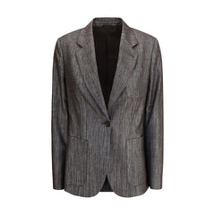 Brunello Cucinelli Lurex fabric Blazer
