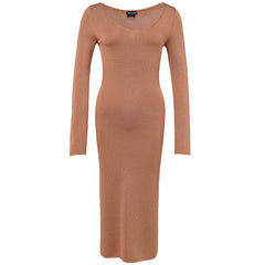 Tom Ford Orange Viscose Long