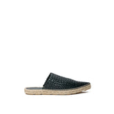 Bottega Veneta Green Leather Espadrille