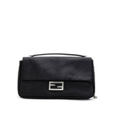 Fendi Black Leather Shoulder Bag