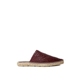 Bottega Veneta Bordeaux Leather Espadrille