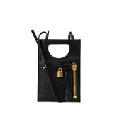 Tom Ford Black Leather Shoulder Bag