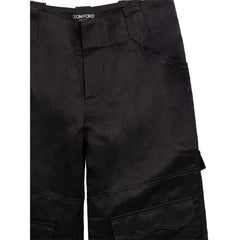 Tom Ford Black Viscose Cargo Pant