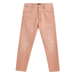 Tom Ford Pink Cotton Tapered Jean