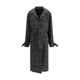 Balenciaga Check long Coat
