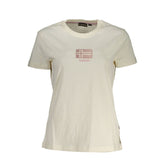 Napapijri White Cotton Tops & T-Shirt