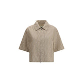 Fendi Chambray cropped Jacket