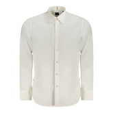 Hugo Boss White Cotton Shirt