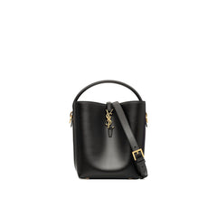 Saint Laurent Le 37 Leather Medium Bucket Bag