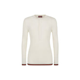 Gucci Ribbed-Knit Silk T-Shirt