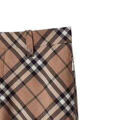 Burberry Wool Blend Check Pants