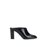 Prada Leather Logo Mules