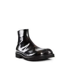 MM6 Maison Margiela Trunk Leather Ankle Boots