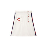 Gucci Interlocking G A-line Skirt