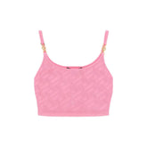 Versace La Greca Cropped Top
