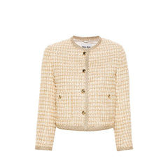 Miu Miu Check Lamé Jacket