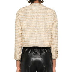 Miu Miu Check Lamé Jacket