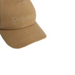 Saint Laurent Cotton Baseball Cap