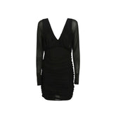 Saint Laurent Mini Draped Dress