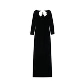 Saint Laurent Velvet Long Dress