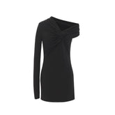 Saint Laurent One Sleeve Dress