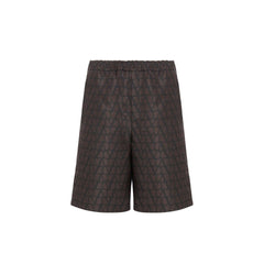 Valentino Logo Silk Shorts