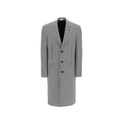 Alexander McQueen Pied-De-Poule Wool Coat