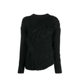 Alexander McQueen Asymmetric Wool Jumper