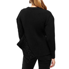 Alexander McQueen Asymmetric Wool Jumper