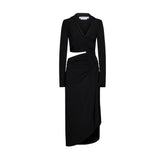 Off-White Cut-Out Midi Dress
