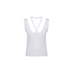 MM6 Maison Margiela Ribbed Cotton Top