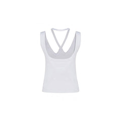 MM6 Maison Margiela Ribbed Cotton Top