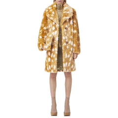 Burberry Faux Fur Coat