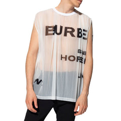Burberry Horseferry Print Mesh Tank Top