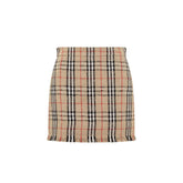 Burberry Vintage Pattern Mini Skirt