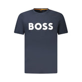 Hugo Boss Blue Cotton T-Shirt