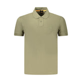 Hugo Boss Green Cotton Polo Shirt