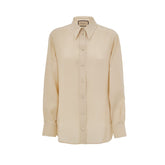 Gucci Beige Silk Shirt