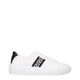 Versace White Leather Sneakers