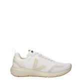 Veja White Fabric Sneakers