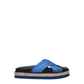 Kenzo Blue Fabric Slipper