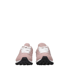 Veja Pink Leather Sneakers