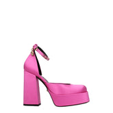 Versace Pink Satin Sandal