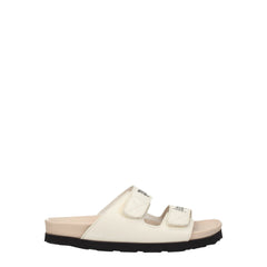 Palm Angels Beige Leather Sandal