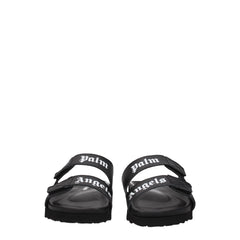 Palm Angels Black Leather Sandal